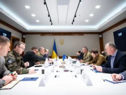 A NATO delegation led by Supreme Allied Commander Transformation Admiral Pierre Vandier arrived in Ukraine,