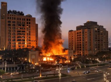 ukraine help gulf states shoot down iran's shaheds — leaders push putin toward ceasefire · post fire dubai's palm jumeirah after iranian drone strike 1 2026 united24 media 6f971e7cb8edb13ae611b7881a6c3877 ukrainian