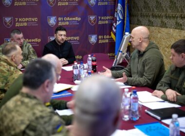 Ukrainian President Volodymyr Zelenskyy met with troops in Donetsk Oblast, 6 March 2026. Photo: Ukrainian President's Office