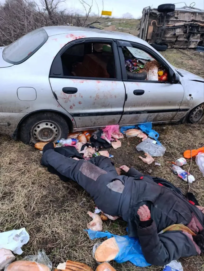 Kherson Oblast car attack hunger