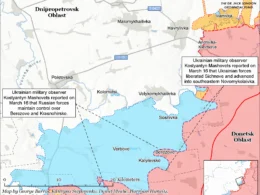 ukraine's counterattacks dnipropetrovsk oblast burning russia's operational reserves — isw says spring offensive spoiled · post isw-assessed control terrain eastern 16 2026 ukrainian counterattack advances near oleksandrivka eastern-dnipropetrovsk-oblast-march-16-2026 ukraine news