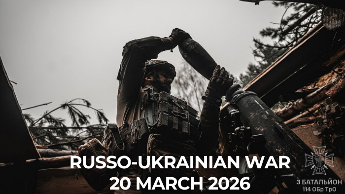 Russo-Ukrainian War 20 March 2026