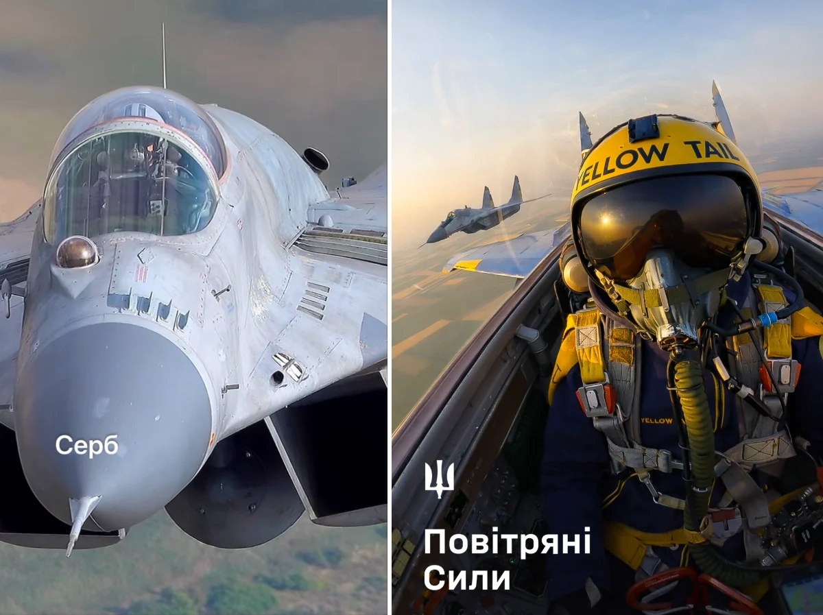 ukraine's mig-29s fly until 2030 pilots' oxygen masks last long · post serbian mig-29 pilot (left) ukrainian air force sonyashnyk/ukrainian pilots ukraine news reports