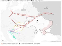 slovakia held eu sanctions russia hostage druzhba pipeline ukraine just turned tap back · post runs through refineries hungary u31f6-druzhba- pipeline-funnels-russian-oil-to-hungary-and-slovakia- (1)1 news ukrainian reports