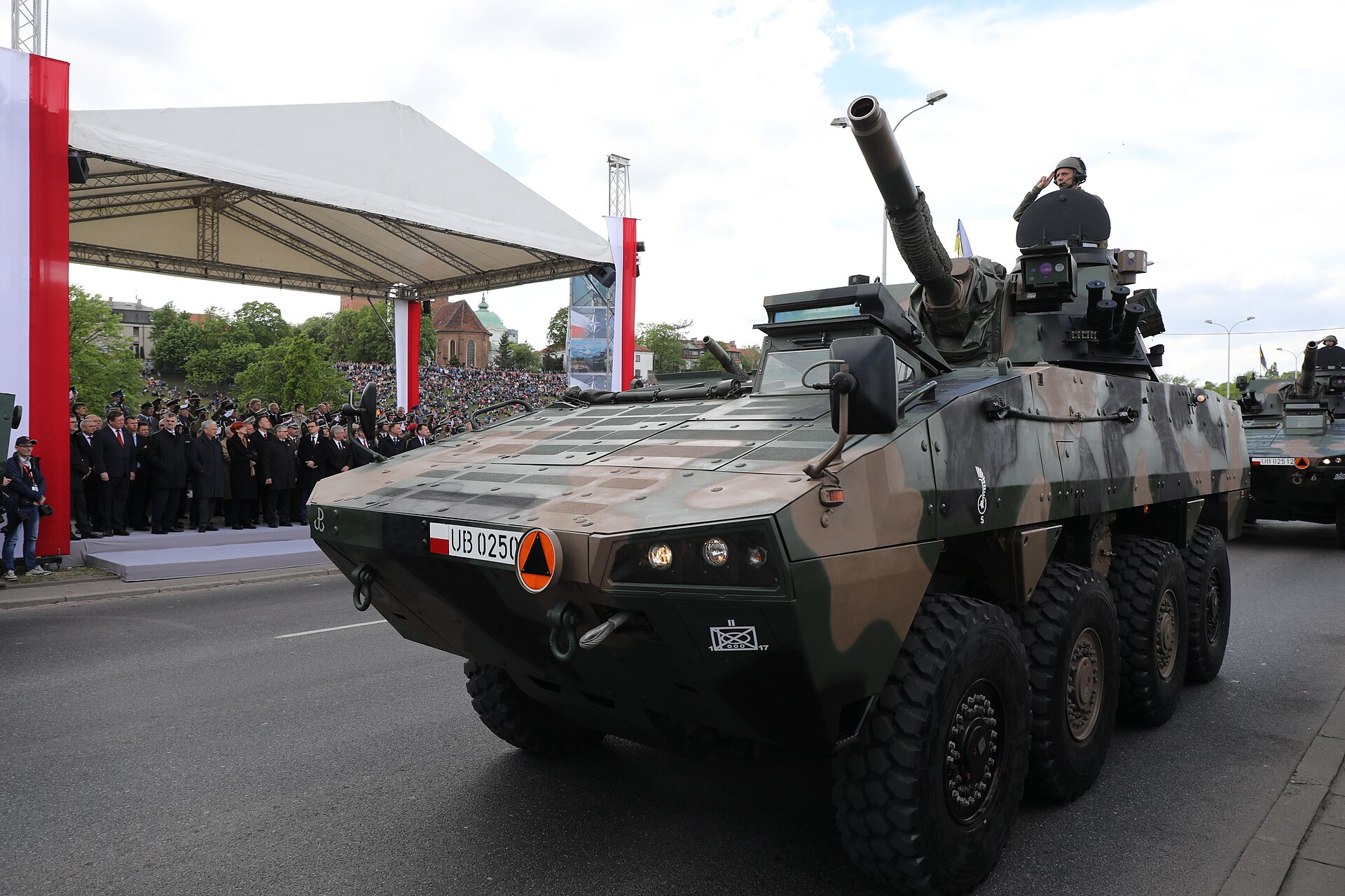 polish self-propelled mortar rak in warsaw