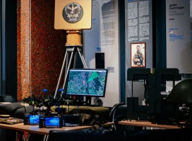 one radar rule all ukraine's cd-t10 spots everything fpv drones guided aerial bombs inside 15 km dome · post contra-drone's (on tripod) sense 4 detectors table) display war'26 people vs