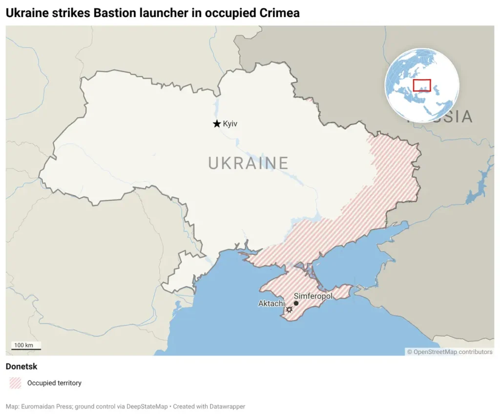 Ukraine drones occupied Crimea