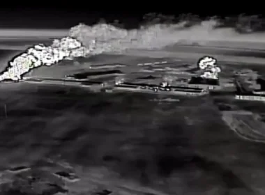 Drone footage showing Russian military equipment and facilities in occupied Crimea targeted by Ukrainian strikes, 6 March 2026. Photo: LIGA.net