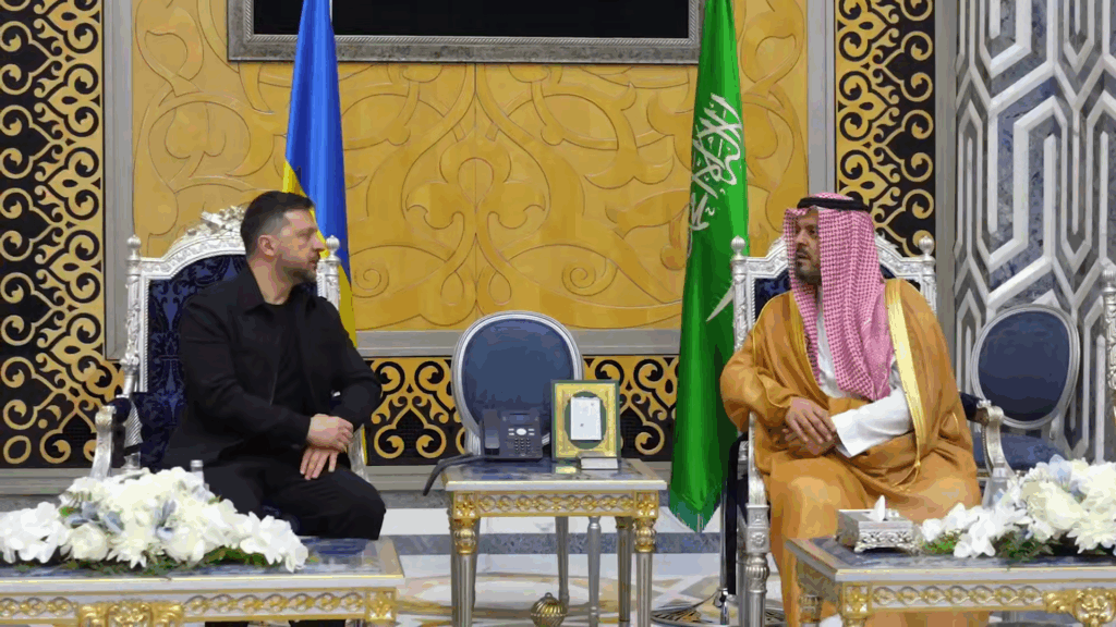 Zelenskyy lands in Saudi Arabia, taking Ukraine’s drone war experience to the Gulf and pitching air defense cooperation across six countries