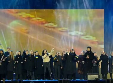 lithuania just raised €512 mn robots go where soldiers can't survive ukraine's front lines · post performers stage freedom shines 2026 radarom solidarity concert vilnius 24 lrt ukraine news ukrainian