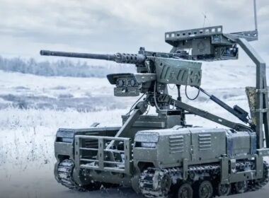 A ground robotic system. The Ukrainian Defense Ministry