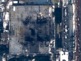 The results of the strike on the Bryansk Kremniy EL plant following the impact of five Storm Shadow missiles on Building No. 4. Source: KiberBoroshno