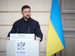 Ukrainian President Volodymyr Zelenskyy in Paris, 13 March 2026. Photo: Zelenskyy on Telegram