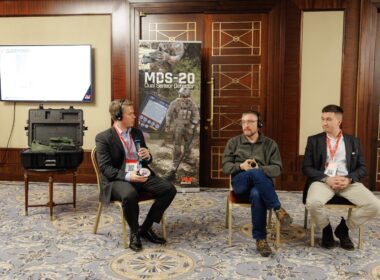 The MDS‑20 dual-sensor system at the specialized event on modern technologies for detecting explosive devices. The Ukrainian Main Directorate for Mine Action