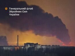 Smoke is coming from the Russia’s Yaroslavl oil refinery after Ukraine's drone strike. Source: The General Staff