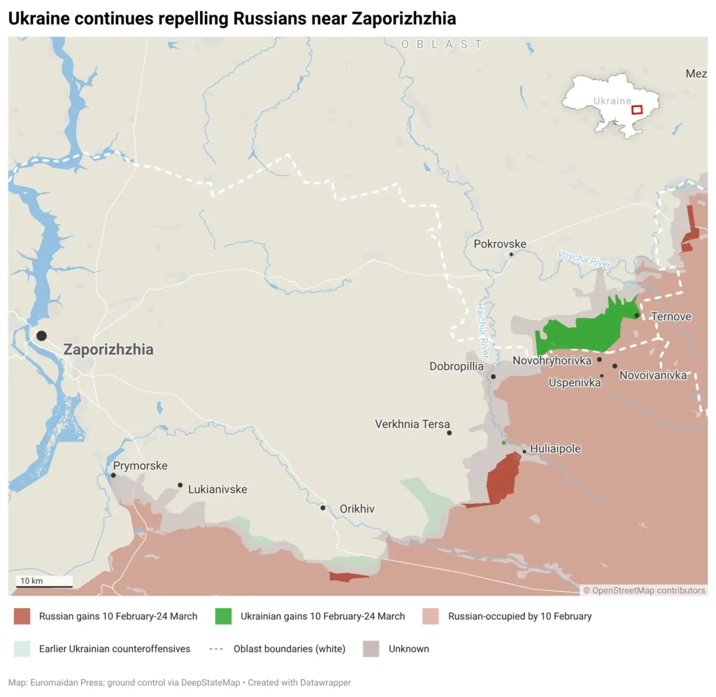 Zaporizhzhia Russian offensive