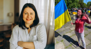 russia sentenced ukrainian journalist 13 years beet juice protest — absentia now wants interpol arrest ukraine's ngos say won't stop · post iryna zemlyana media expert institute mass information (left)