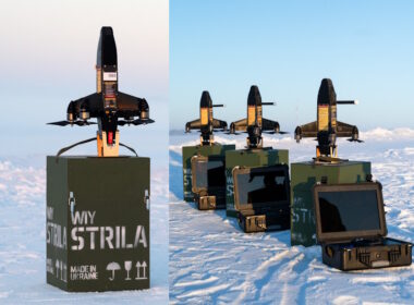 Ukrainian-made STRILA interceptor drones. Source: The Embassy of Germany in Ukraine
