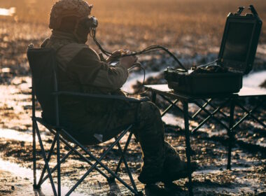 A Ukrainian drone operator. Source: The 411th Unmanned Systems Regiment "Hawks"