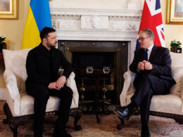 President Volodymyr Zelenskyy and UK Prime Minister Keir Starmer during their meeting on 17 March in London. Source: Starmer