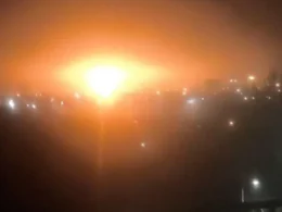 russia orders shell casings steel plant occupied alchevsk ukraine's drones struck again overnight · post fire russian-controlled metallurgical luhansk oblast following ukrainian drone strike 20 2026 дрони атакували алчевський металургійний