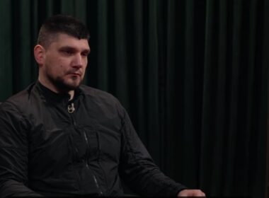 Denys Kapustin, commander of the Russian Volunteer Corps fighting within the Ukrainian army. Screenshot