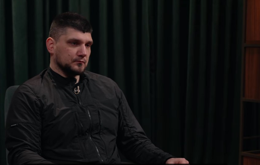 Denys Kapustin, commander of the Russian Volunteer Corps fighting within the Ukrainian army. Screenshot