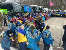 Ukrainian soldiers during the prisoner exchange between Kyiv and Moscow on 5 March 2026. Source: The Coordination Headquarters for the Treatment of Prisoners of War