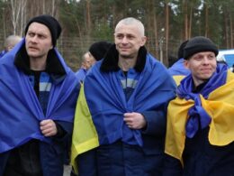 Ukrainian soldiers during the prisoner exchange between Kyiv and Moscow on 5 March 2026. Source: The Coordination Headquarters for the Treatment of Prisoners of War
