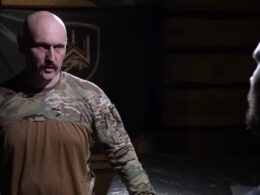 Dmytro Filatov, the commander of Ukraine’s 1st Separate Assault Regiment. Source: Screenshot