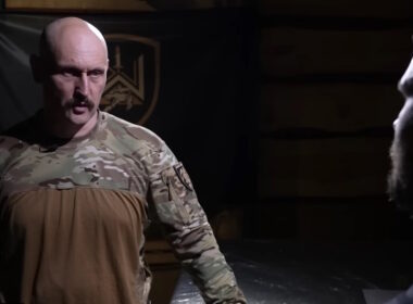 Dmytro Filatov, the commander of Ukraine’s 1st Separate Assault Regiment. Source: Screenshot