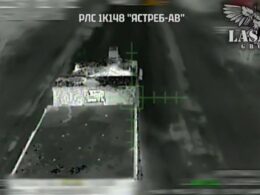 A Russian rare 1K148 Yastreb-AV counter-battery radar. Screenshot