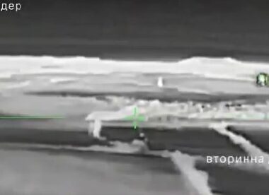 The blast is seen in on the right side of the image. Source: SSO