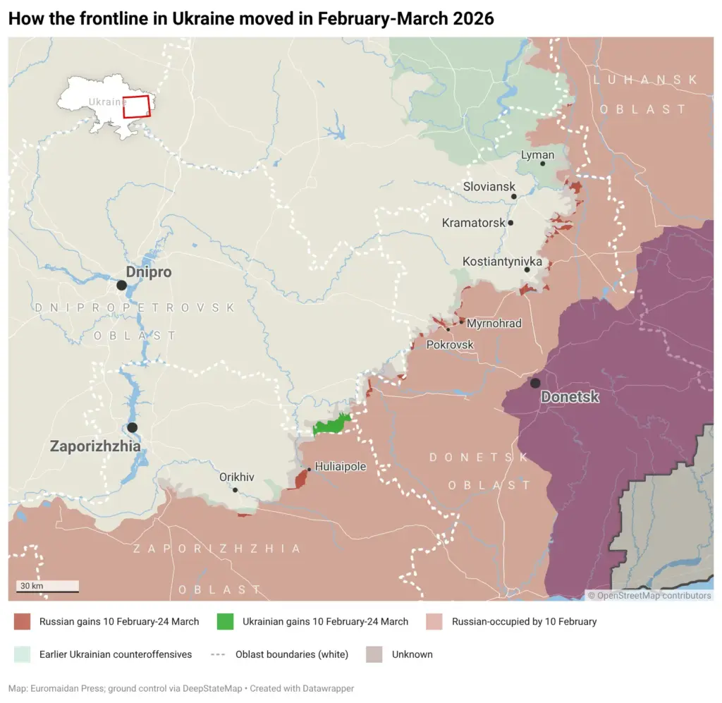 Sloviansk Kramatorsk Zaporizhzhia Russian assaults 