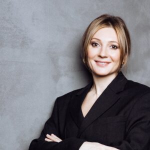 Anastasia Karneeva, commissioner of the Russian pavilion at the 61st edition of the Venice Biennale. Photo from Instagram.