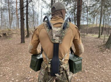 The “Gyurza-1” exoskeleton. Image: Military Trade