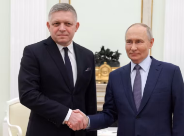 Slovak Prime Minister Robert Fico and Vladimir Putin at a meeting in Moscow in 2024. Photo: Sputnik
