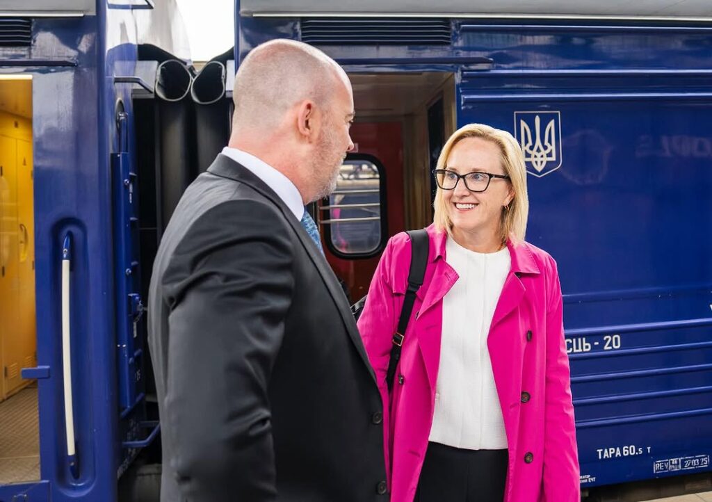 Acting US ambassador to Ukraine Julie Davis, 5 May 2025. Photo: US Embassy in Ukraine on Instagram