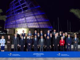 Ukrainian President Volodymyr Zelenskyy during the EU summit in Cyprus on 24 April 2026. Source: President's Office of Ukraine