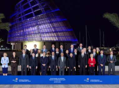 Ukrainian President Volodymyr Zelenskyy during the EU summit in Cyprus on 24 April 2026. Source: President's Office of Ukraine