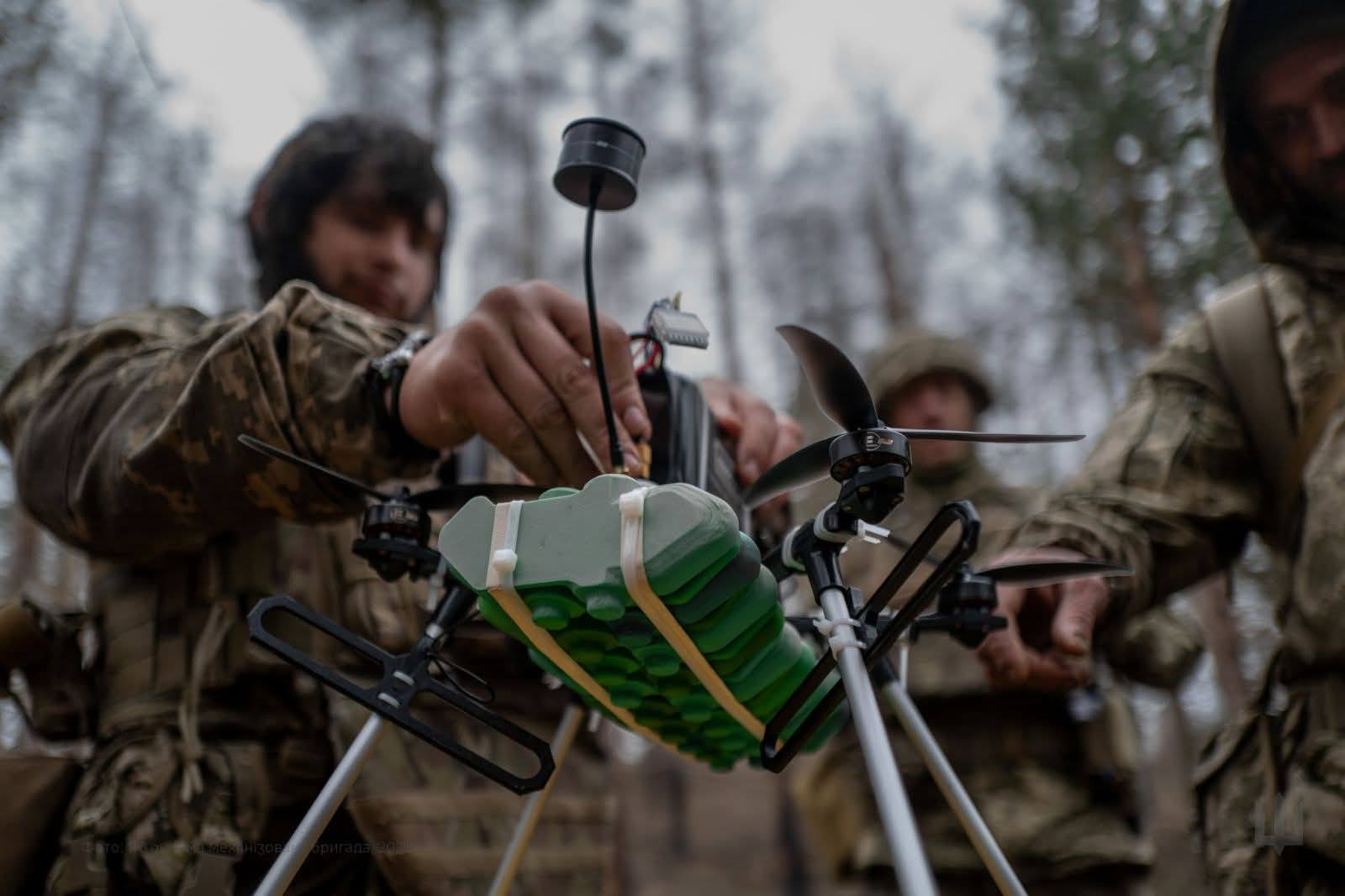 A Ukrainain soldier with a drone. Source: Ukraine's General Staff