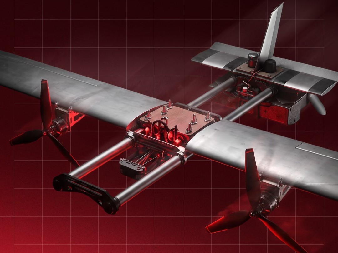 Visualisation of the “Khmarinka” kamikaze strike drone developed by Ukraine’s General Chereshnya. Image: General Chereshnya on Facebook