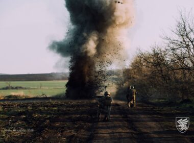 Ukrainian soldiers at the tactical training Source: The 95th Air Assault Brigade