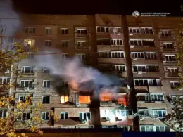 Russian strike on Dnipro