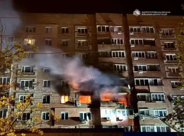 Russian strike on Dnipro