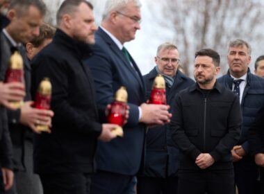 Ukrainian President Volodymyr Zelenskyy on the 40th anniveersary of the Chornobyl nuclear disaster, 26 April 2026. Photo: Ukrainian President's Office