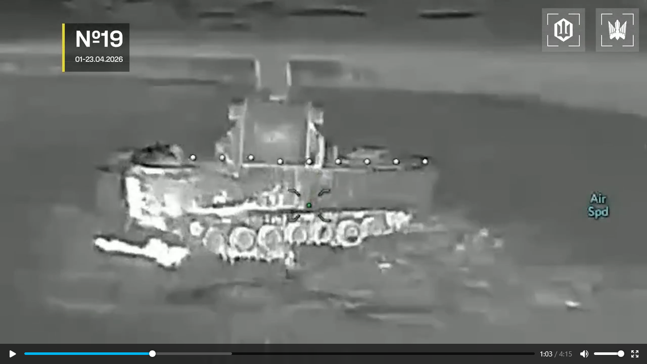 A B-2 strike on a Russian air defense vehicle.