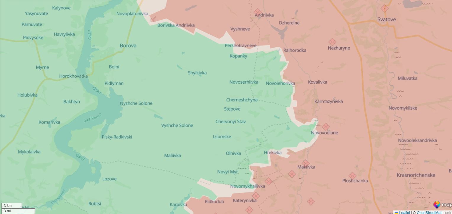 russia claims full capture luhansk oblast third time — ukraine's 3rd assault brigade notes it's still holding line · post ukrainian-held positions (circled) including novoyehorivka hrekivka 1 2026 called russia's
