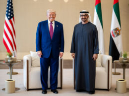 donald trump and uae president sheikh mohamed bin zayed al nahyan
