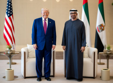 donald trump and uae president sheikh mohamed bin zayed al nahyan